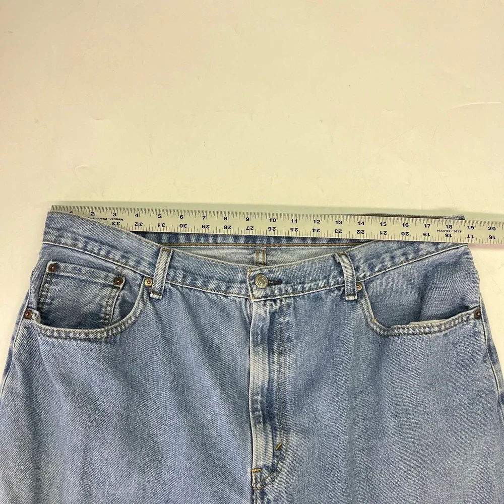 Levis 560 Comfort Fit Jeans Mens 40x34 Blue Medium Wash Loose Tapered‎ Denim